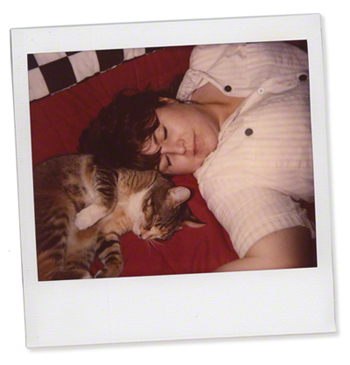 Robin and Squeegee 1990 Polaroid.jpg